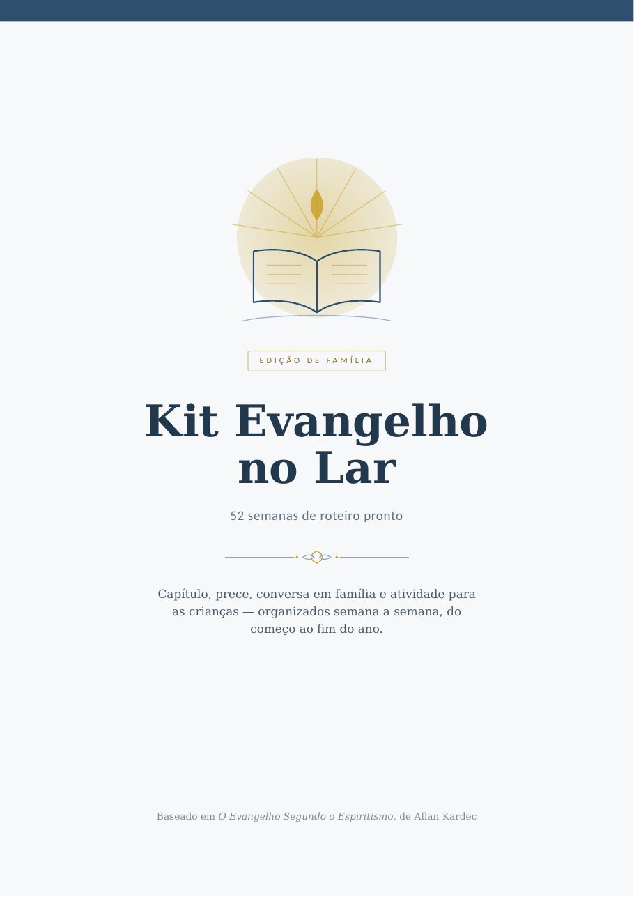 Kit Evangelho no Lar — capa